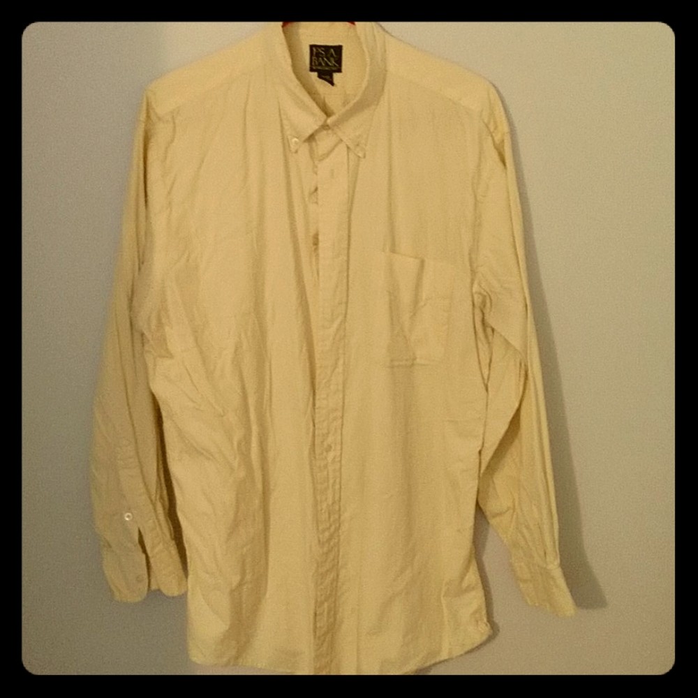Jos. A. Bank Yellow Dress Shirt